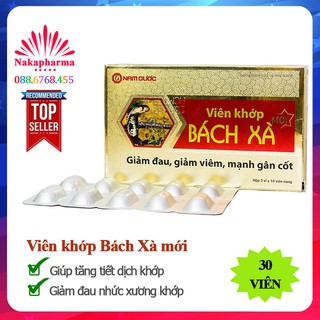 Viên khớp Bách Xà mới - Dành cho người bị viêm khớp, sưng khớp, đau khớp, thoái hóa khớp, giúp vận động linh hoạt