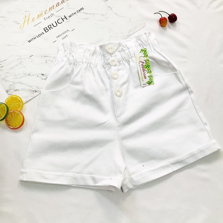 Quần đùi nữ từ 40-45kg - quần sọt short nữ vải kaki Lưng Cao - QNU40 | BigBuy360 - bigbuy360.vn