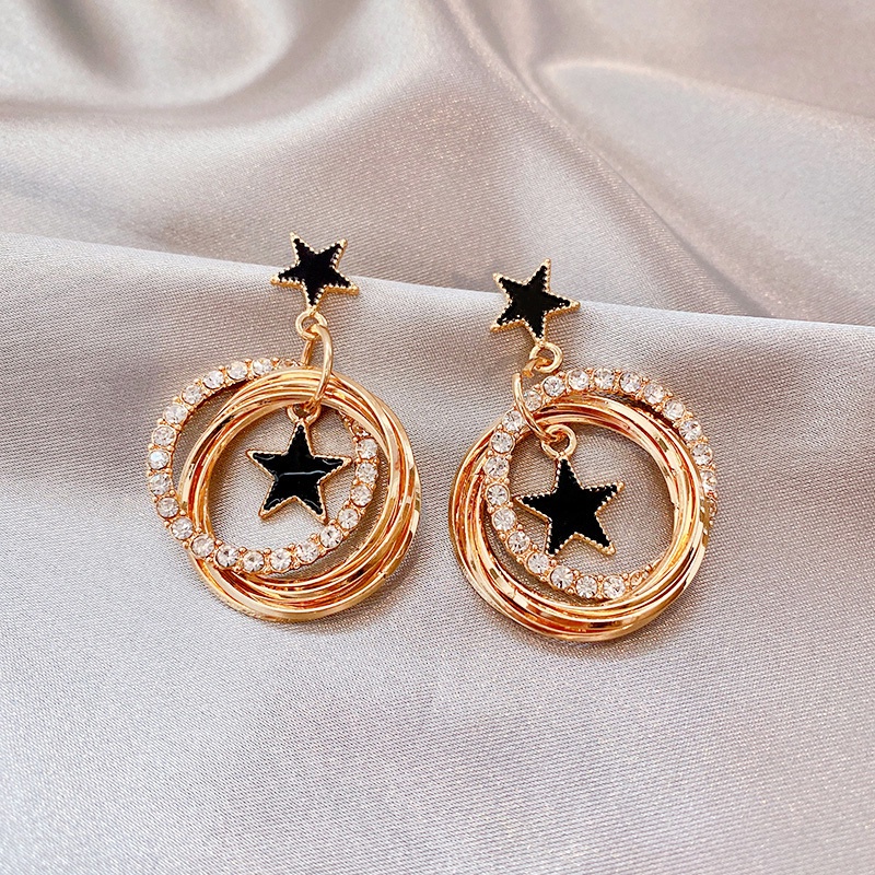 Đôi khuyên tai mạ bạc 925 hình hoa đính hạt ngọc trai giả thời trang sang trọng