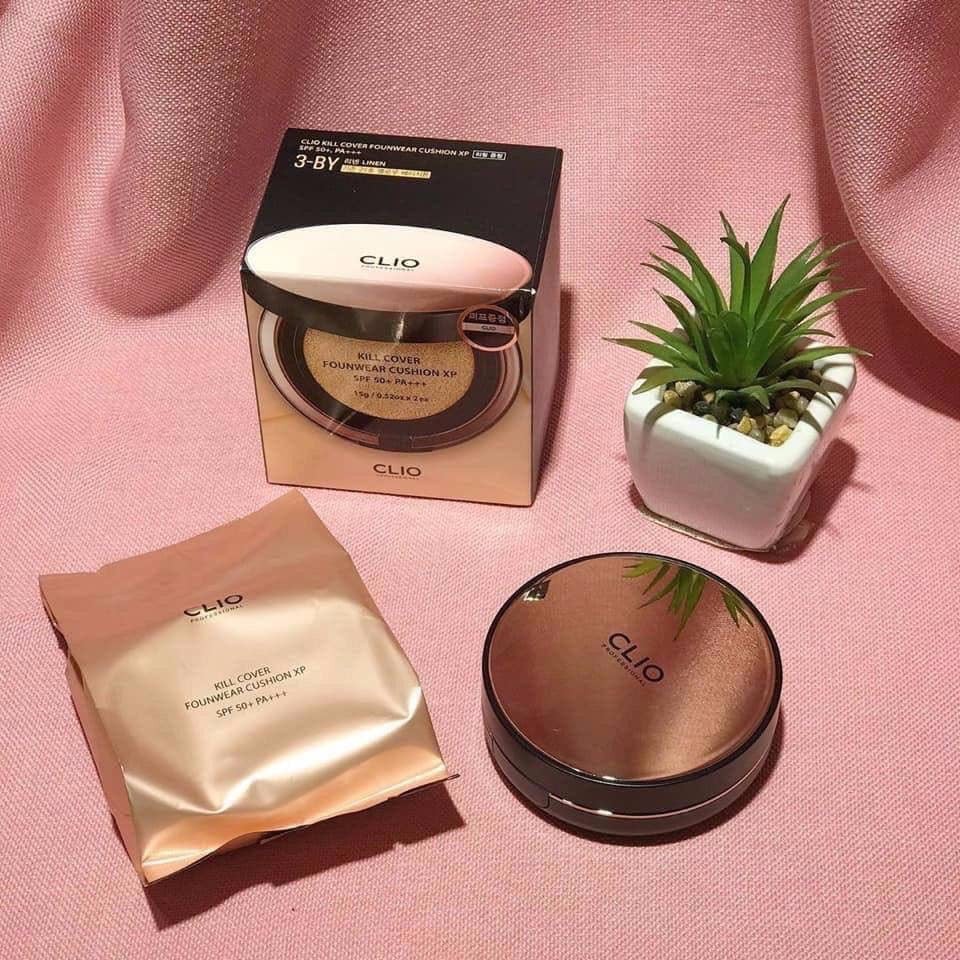( kèm lõi ) Phấn Nước Clio Kill Cover Cushion XP SPF 50+ PA +++  / CLIO KILL COVER CUSHION AMPOULE | BigBuy360 - bigbuy360.vn