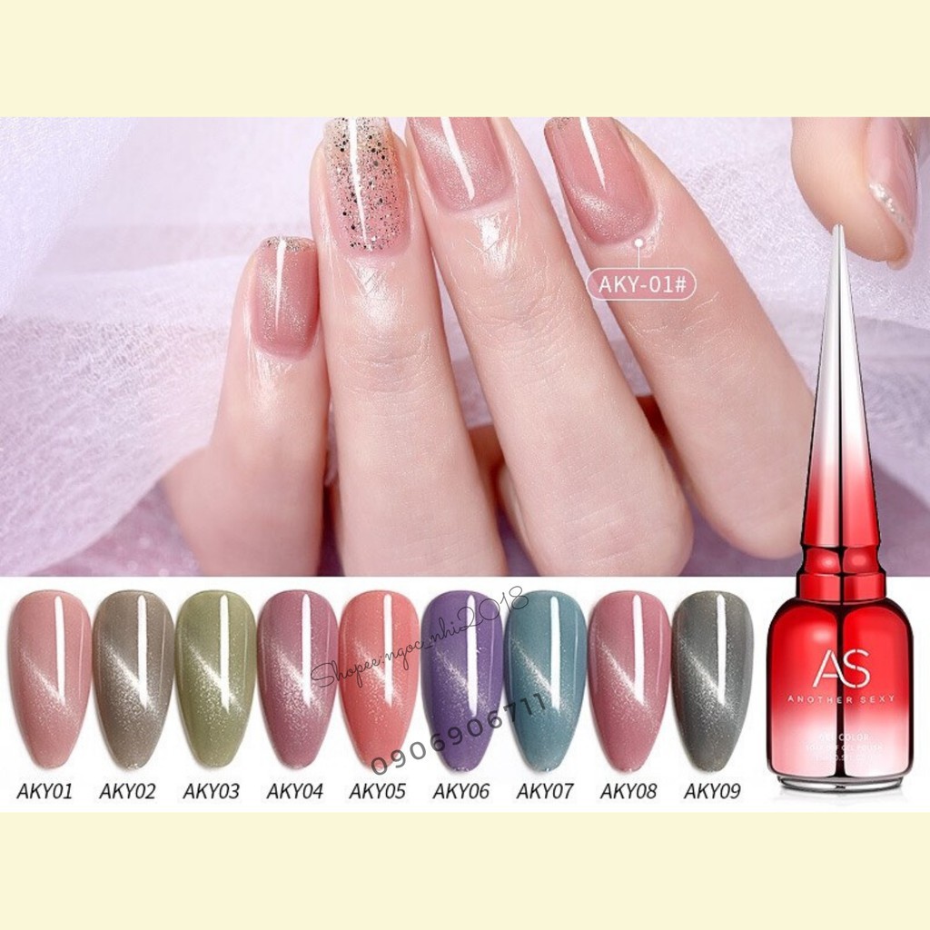 Sơn gel As nhọn set AKY chính hãng - chuyên dành cho tiệm nails chuyên nghiệp