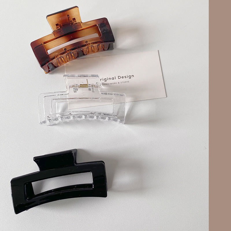 Kẹp Tóc Hình Chữ Nhật Cỡ Lớn Phong Cách Hàn Quốc (Hairclips)