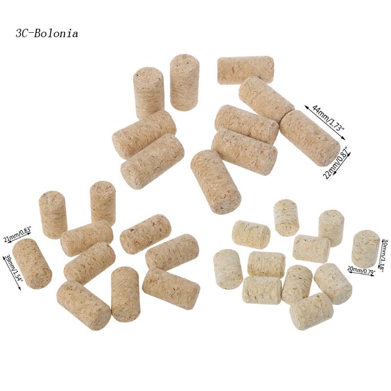 Bộ 10 Nút Bần Đậy Chai Rượu Vang Bằng Gỗ