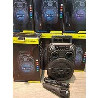 LOA BLUETOOTH HÁT KARAOKE JHW- ÂM THANH TO,CHẮC CÓ ĐÈN LED ĐẸP TẶNG KÈM MICRO
