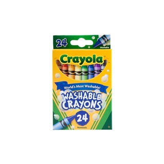Bộ 24 sáp màu có thể rửa được crayola ultra-clean washable crayons - ảnh sản phẩm 1