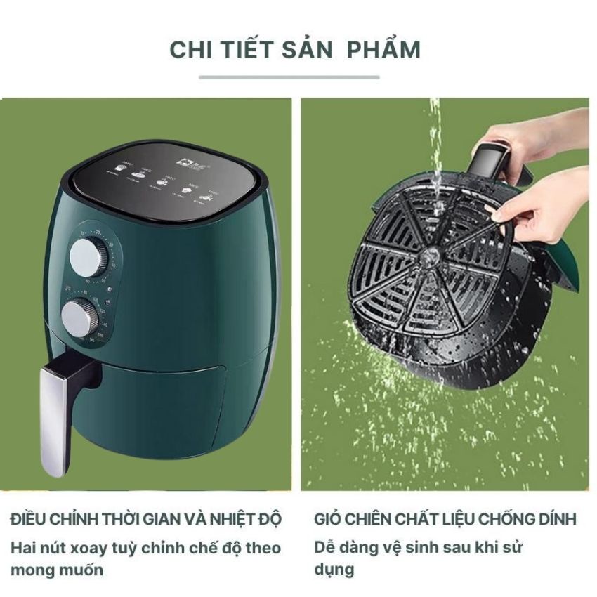 Nồi chiên không dầu dung tích 7 lít CAMEL Booboo.shop01