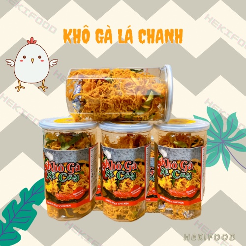 Khô gà lá chanh thơm ngon - Ăn vặt Heki | BigBuy360 - bigbuy360.vn