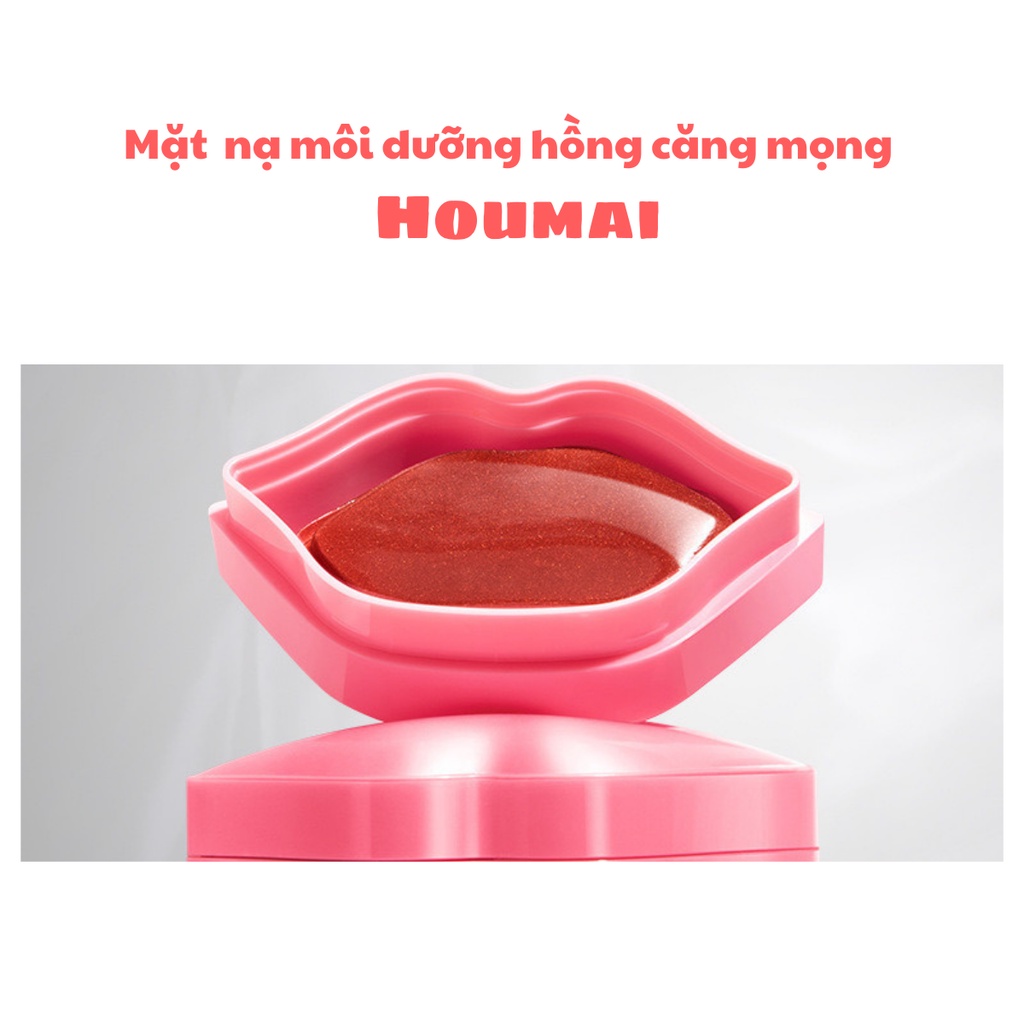 Mặt nạ dưỡng môi collagen CHERRY nội địa Trung HOUMAL giảm thâm làm hồng dưỡng ẩm môi nội địa Trung