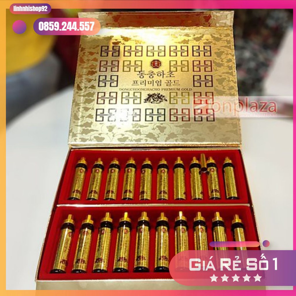 ⚡️𝐅𝐑𝐄𝐄 𝐒𝐇𝐈𝐏⚡️- Tinh Chất Đông Trùng Hạ Thảo Hàn Quốc hộp 20 ống vàng | BigBuy360 - bigbuy360.vn