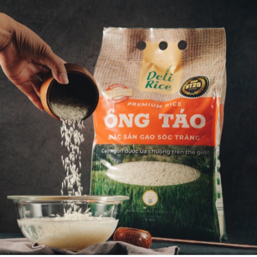 Gạo ST25 Ông Táo Sóc Trăng Delifarm 5kg