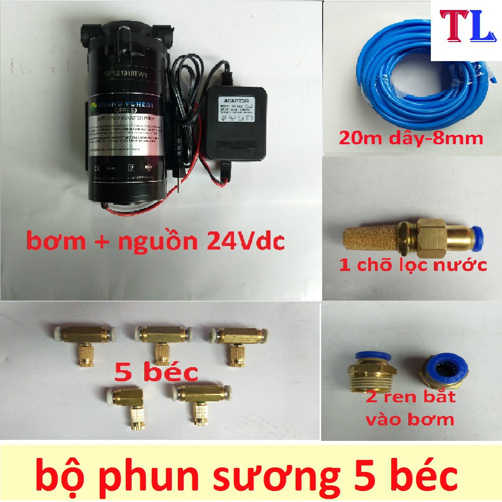 Bơm phun sương 5 đầu