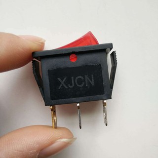 Công Tắc Bập Bênh 15A 250V KCD3-101N Đỏ Đen