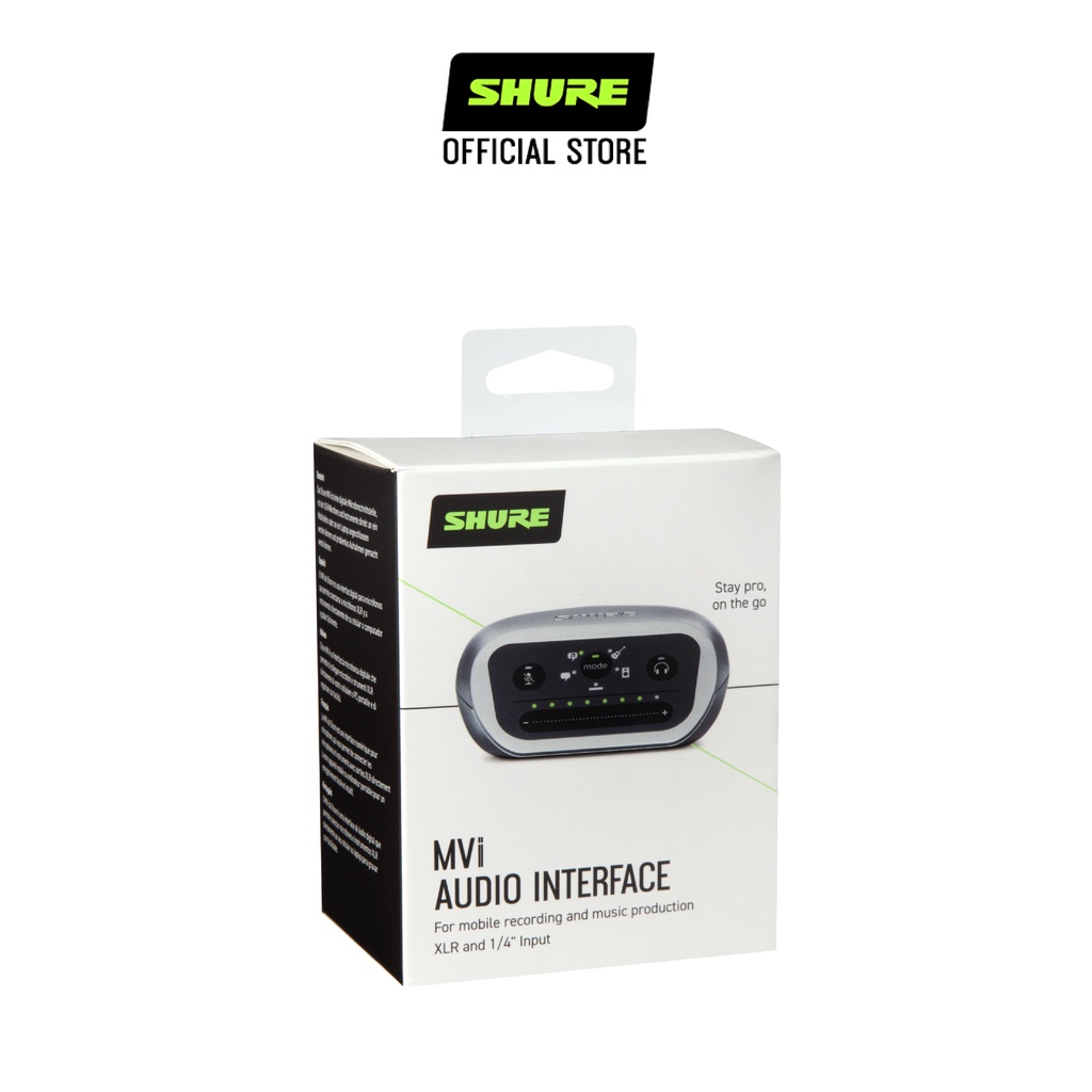 Bộ Digital Audio Interface Shure MVi - Hàng Chính Hãng