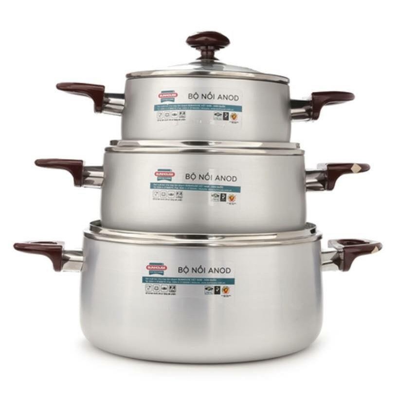 Bộ 3 nồi Sunhouse