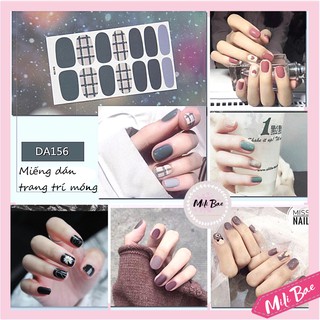 Miếng Dán 3D Trang Trí Móng Tay Thủ Công Phong Cách Hàn Quốc Sticker Dán Chống Thấm Nước Đáng Yêu