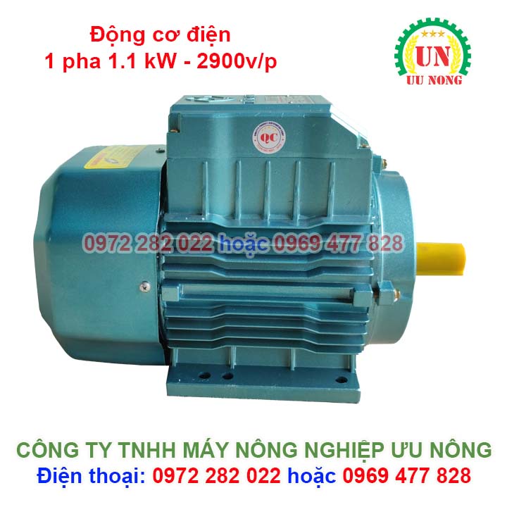 Động cơ điện 1 pha 1.1 kw - 3.5 kw  - Mô tơ điện 1 pha dây đồng 100%