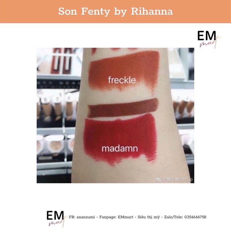 Son Fenty by Rihana màu Freckle, Shawty | BigBuy360 - bigbuy360.vn