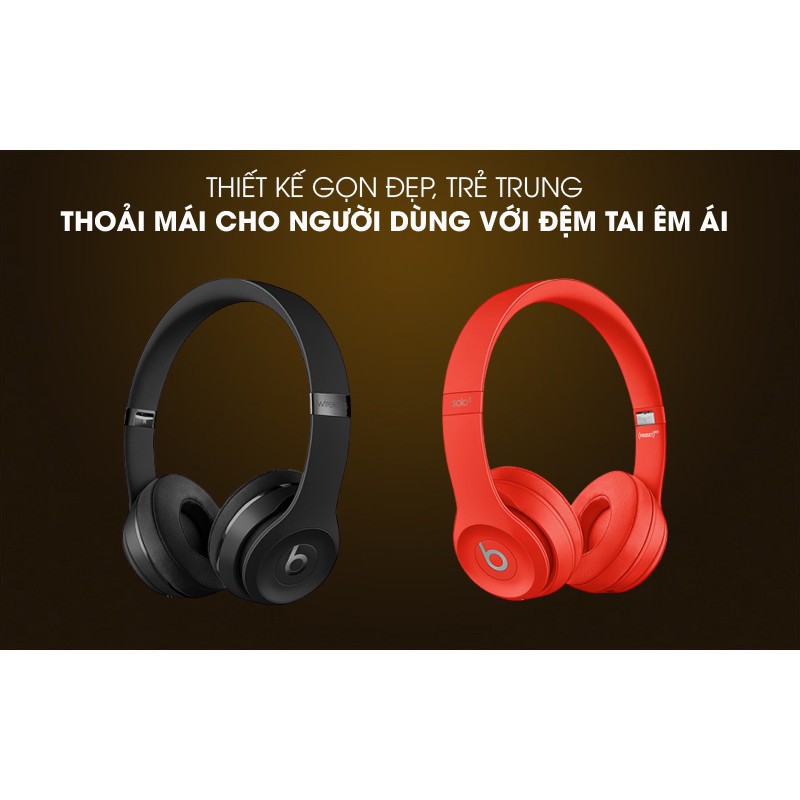 Tai nghe BEATS SOLO 3 WIRELESS chính hãng - Mới 100%, Bảo hành 12 tháng