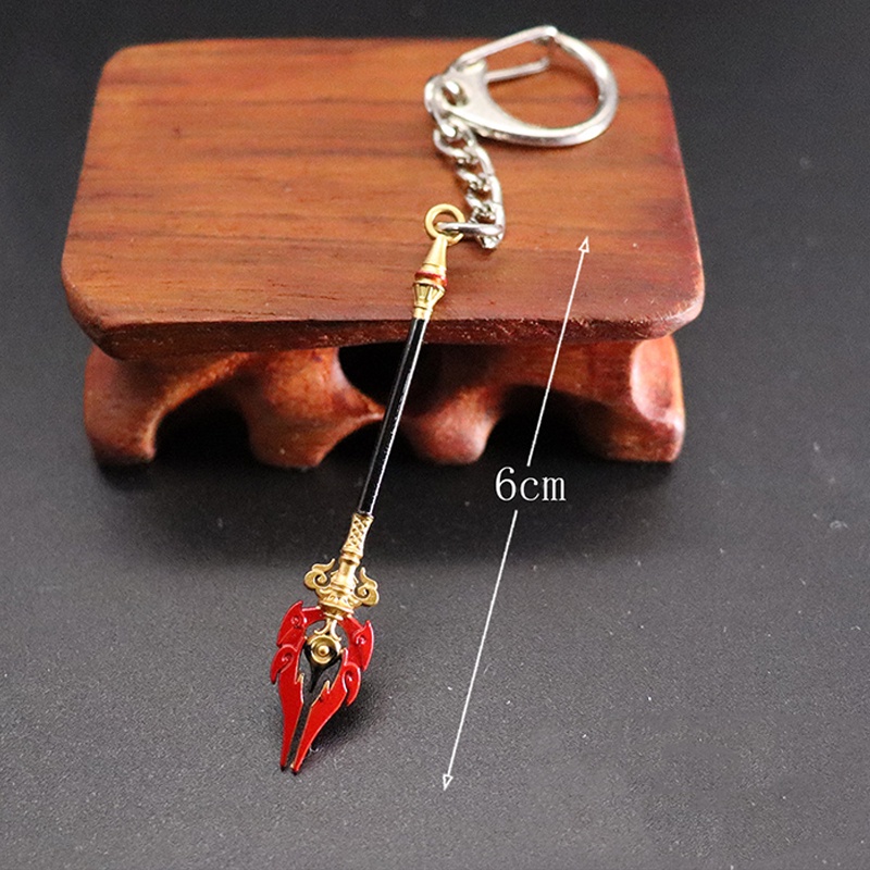 Móc khóa hình máy chơi game mini Zhongli Xiao Keqing