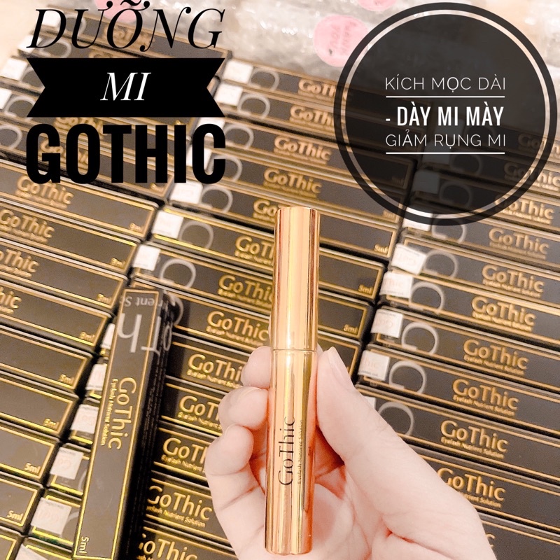 Dưỡng Mi GoThic [CHÍNH HÃNG 100%] Giúp Làn Mi Dài Cong Giảm Gãy Rụng