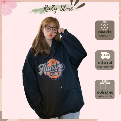 Áo Hoodie In Hoạ Tiết Hand Ruzy Store Mã 068