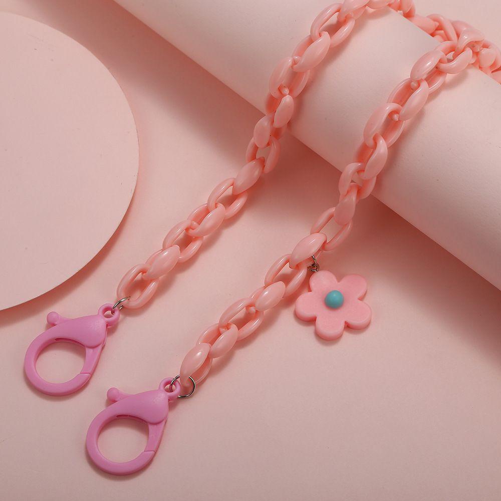 Dây Đeo Mắt Kính Bằng Acrylic Họa Tiết Hoạt Hình Dễ Thương