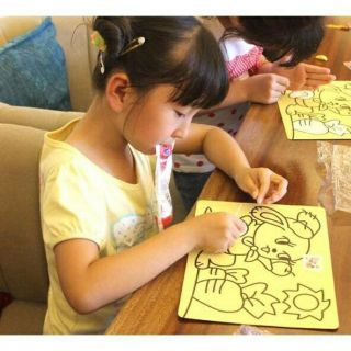 Combo 10 tranh cát khổ A4