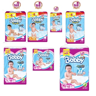 Tã/bỉm quần/dán bobby đủ size nb1,nb2,s,m,l,xl,xxl