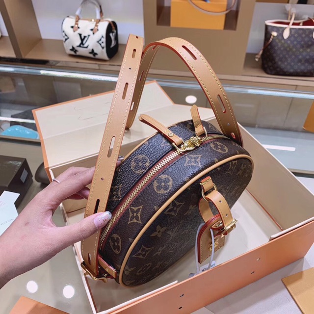 LV tròn bản da thật