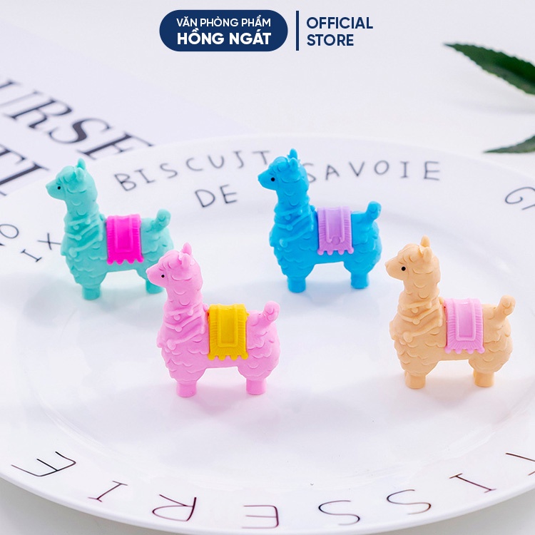 Tẩy bút chì hình con cừu, đồ dùng học tập dễ thương cute giá rẻ làm quà tặng học sinh văn phòng phẩm T09
