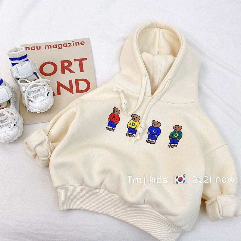 Áo Hoodie Thời Trang Mùa Thu Đông Phong Cách Phương Tây Dành Cho Trẻ Nhỏ