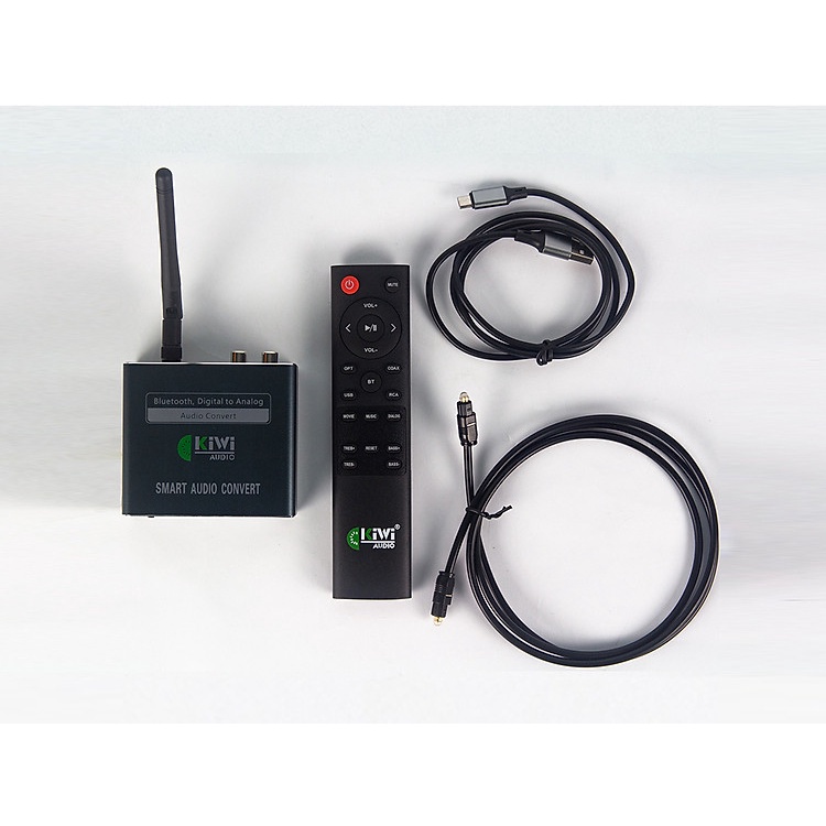 Bộ chuyển quang âm thanh từ Digital sang Analog Kiwi KA08 PRO - Hàng Chính Hãng