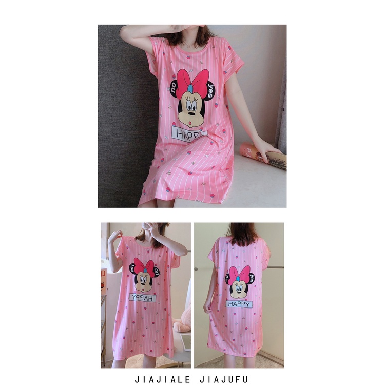 Váy ngủ Freezise hồng chuột Mickey_Mã KD10