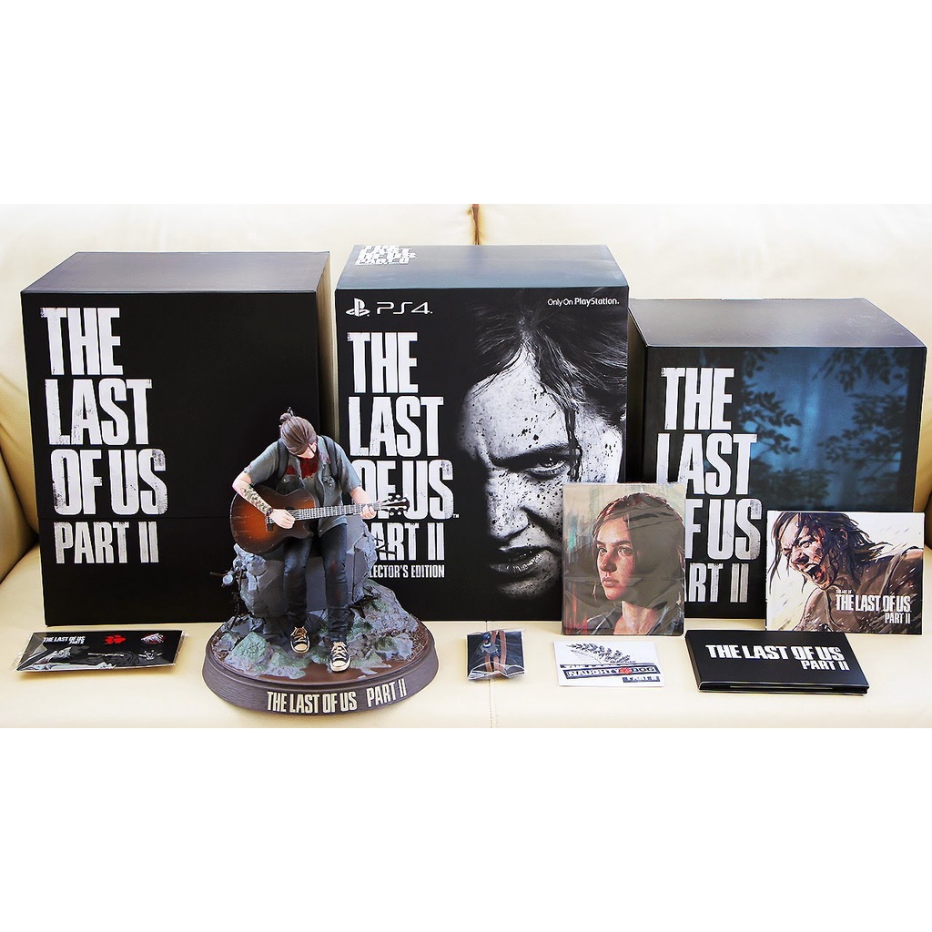 Bộ Tượng + Đĩa Game PS4: The Last of Us: Part 2 - Collector's Edition Cho PS4 - Hệ Asia