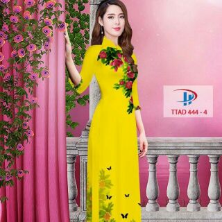 Vải áo dài hoa