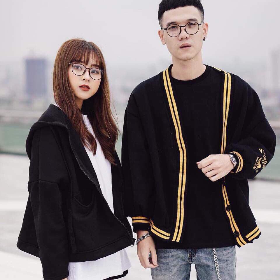 (ÁO HOOIDE) Áo Khoác Hoodie Nỉ Len Thêu ( kèm ảnh thật )