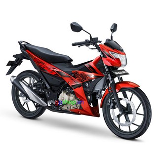 Tem zin Satria 150 Fi 2018 đỏ