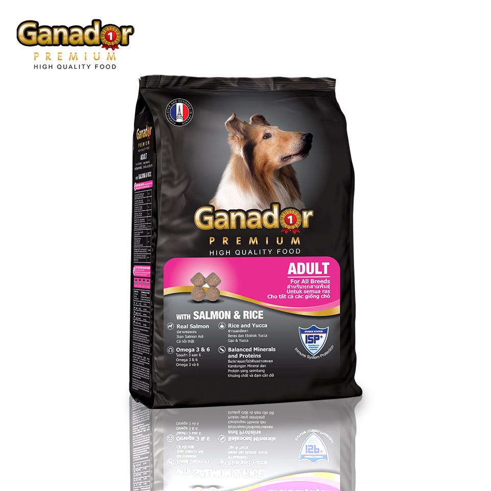 Thức ăn chó chó Ganador - FIB's - adult - puppy dạng hạt gói 400Gr - DACOTE