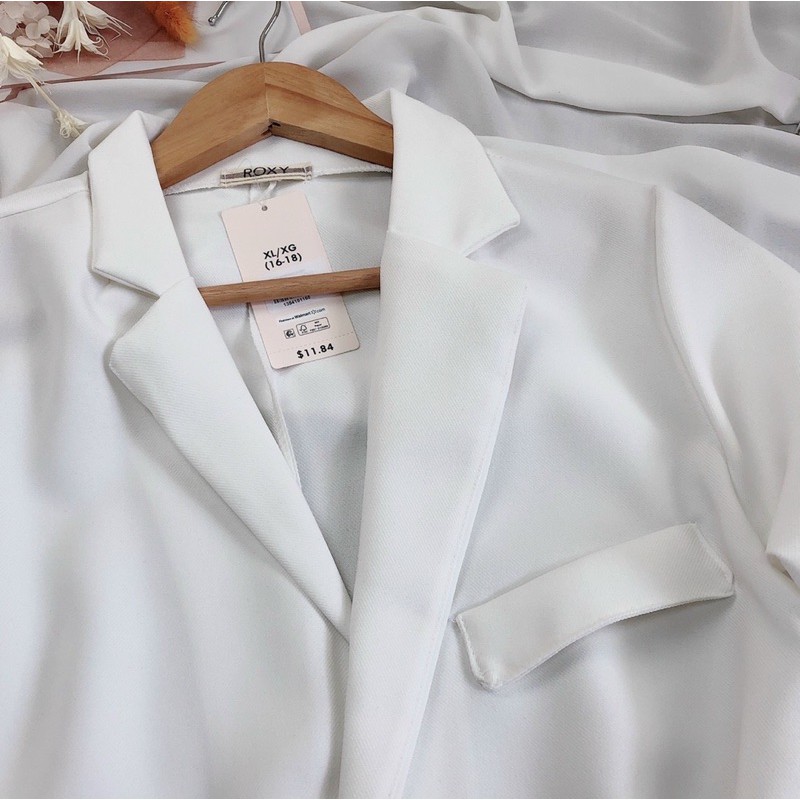 Áo vest dáng dài thắt đai eo | BigBuy360 - bigbuy360.vn