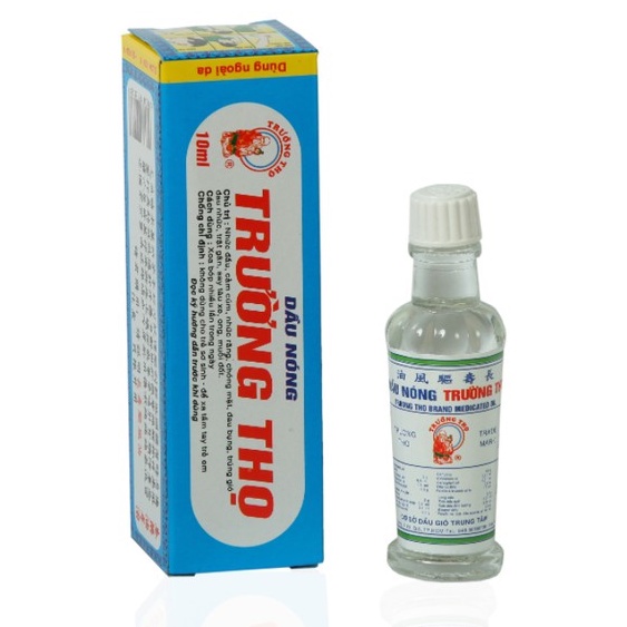 Dầu gió xoa bóp - Dầu nóng Trường Thọ 10ml Combo 10 chai
