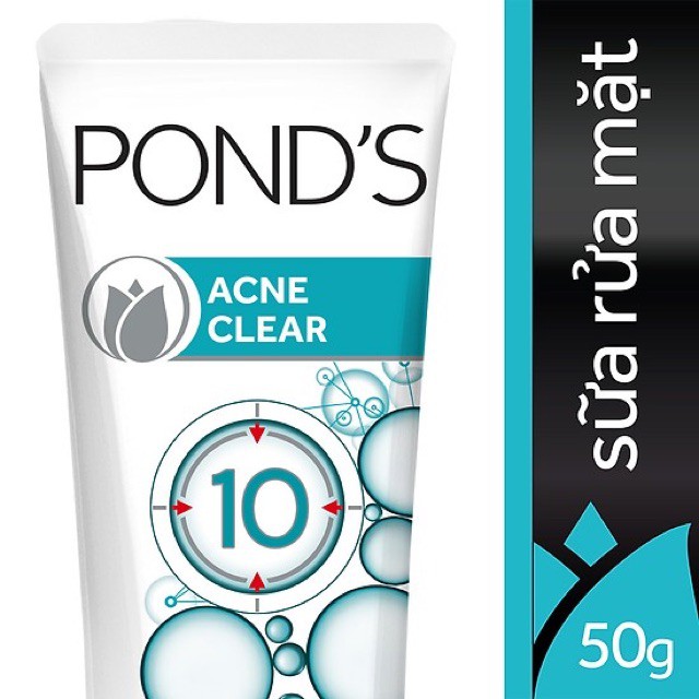 Sữa Rửa Mặt Ngừa Mụn Pond’s Acne Clear 50g/100g