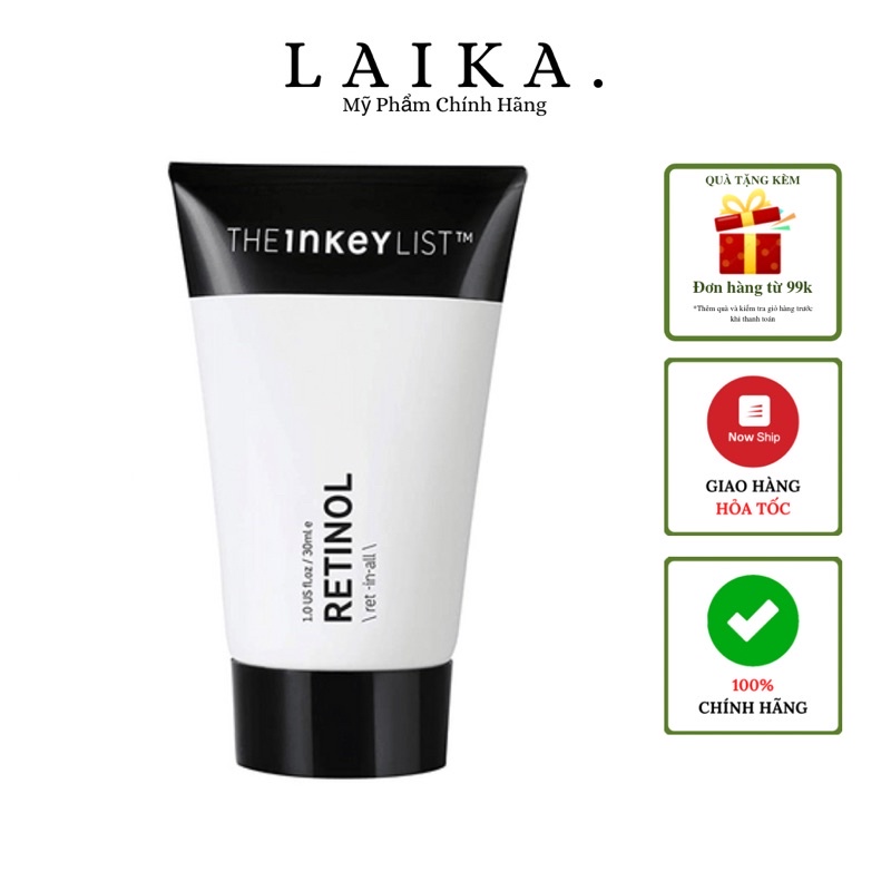 The INKEY List Retinol Anti-Aging Serum - Tinh chất chống lão hóa - 30mL