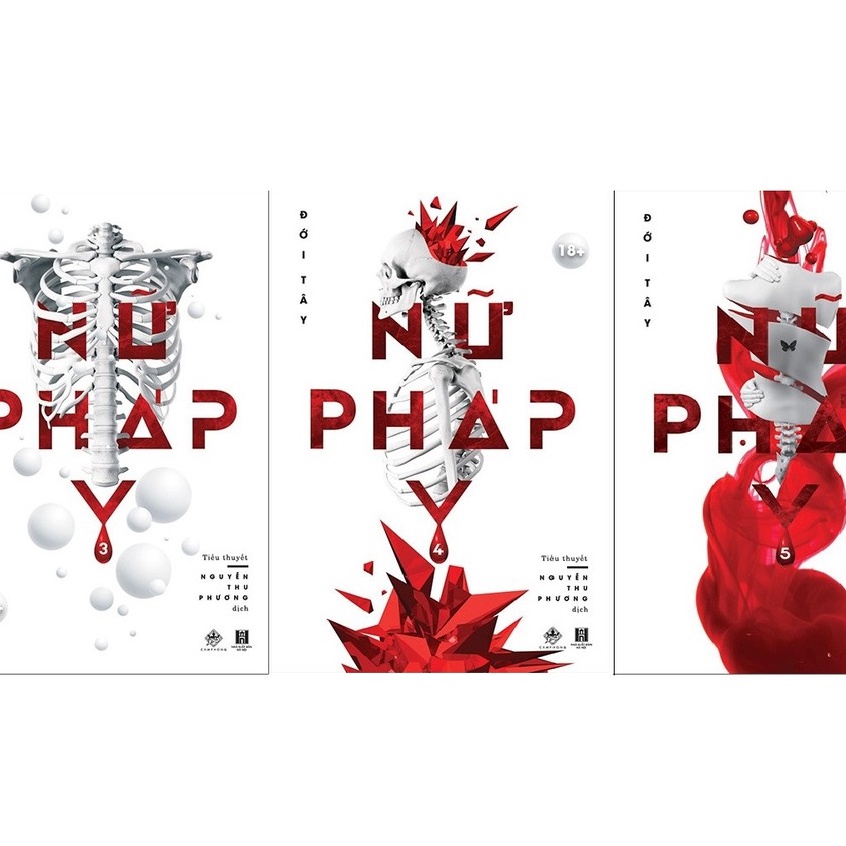 Combo Sách - Nữ Pháp Y (Tập 3 + 4 + 5) - nguyetlinhbook