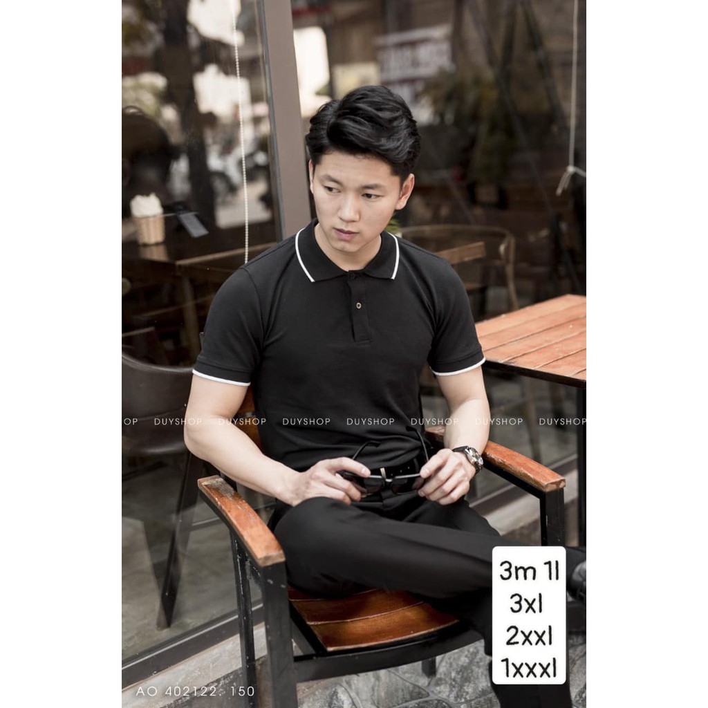 Áo phông nam nữ T-MAX có cổ , ngắn tay chất vải thun cotton | BigBuy360 - bigbuy360.vn