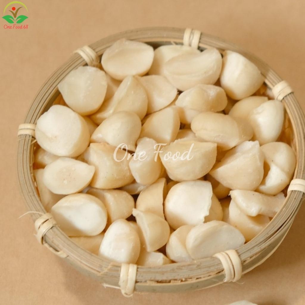 Nhân Macca Vỡ Đôi Sấy Chín, Hạt Macca Tách Vỏ, Nhân Măcca Nguyên To Tốt Cho Mẹ Bầu, Onefood68