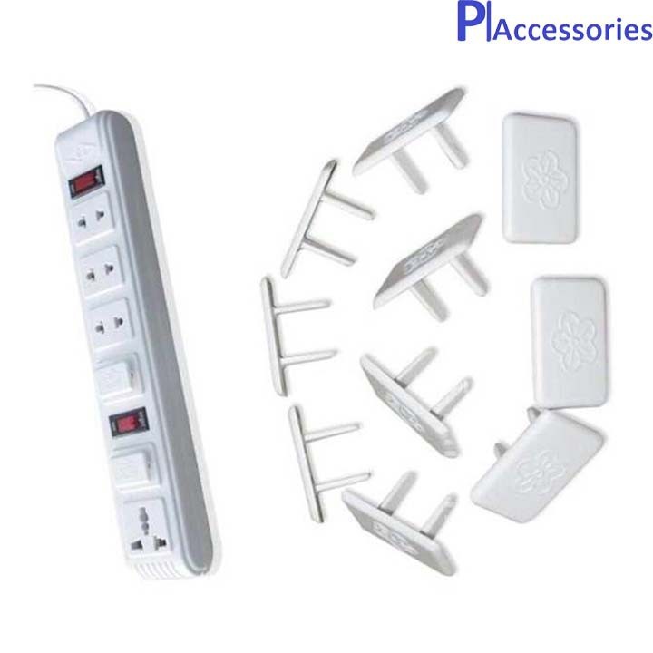 Combo 10 Nắp Che Bịt Đậy Ổ Cắm Điện An Toàn Cho Bé.