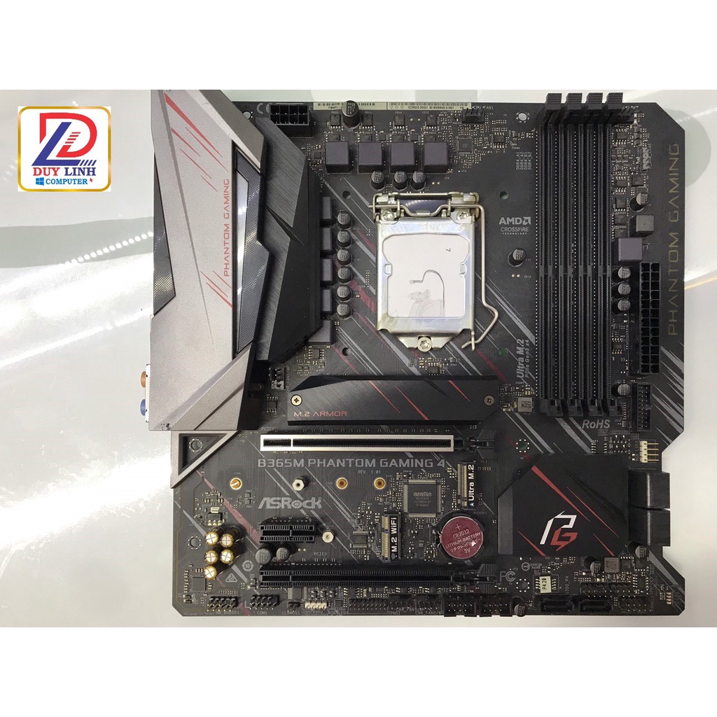 Main Asrock B365M PHANTOM Gaming 4 đẹp ngon lành còn bảo hành hãng 08/2022 | BigBuy360 - bigbuy360.vn