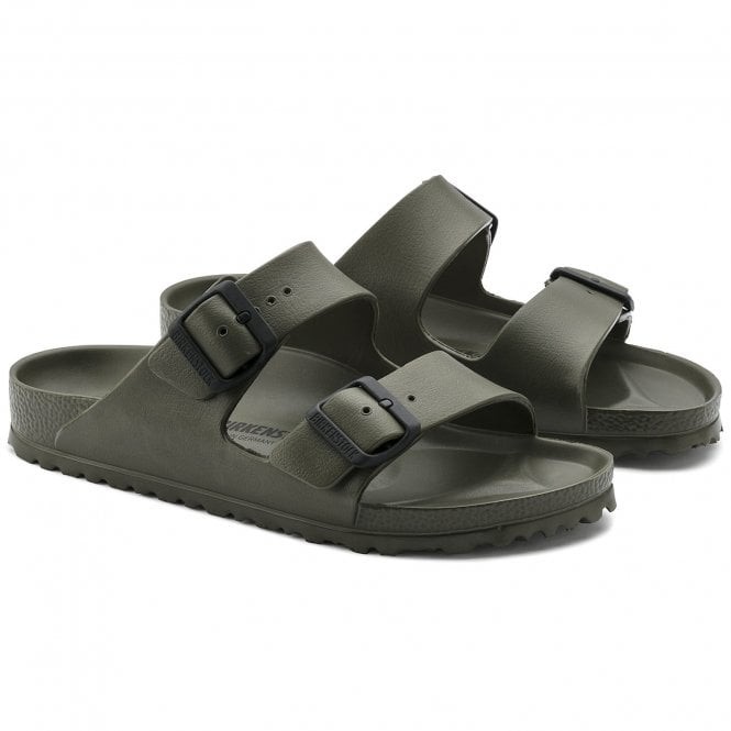 Dép Quai Ngang Nam Birkenstock Arizona Eva 129491 Màu Khaki