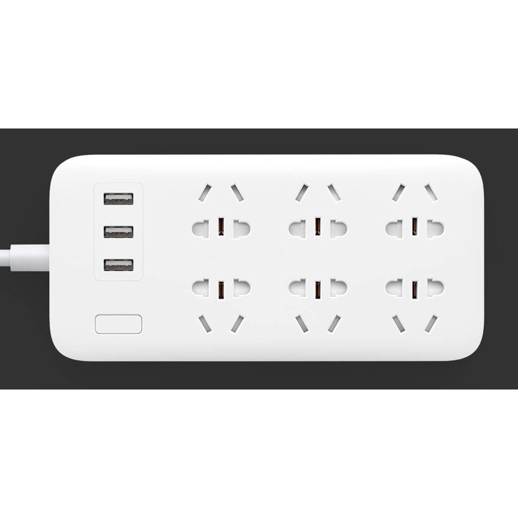 Ổ cắm điện Xiaomi Mi Power Strip (6 ổ cắm điện 220V / 3 cổng cắm usb 5v)