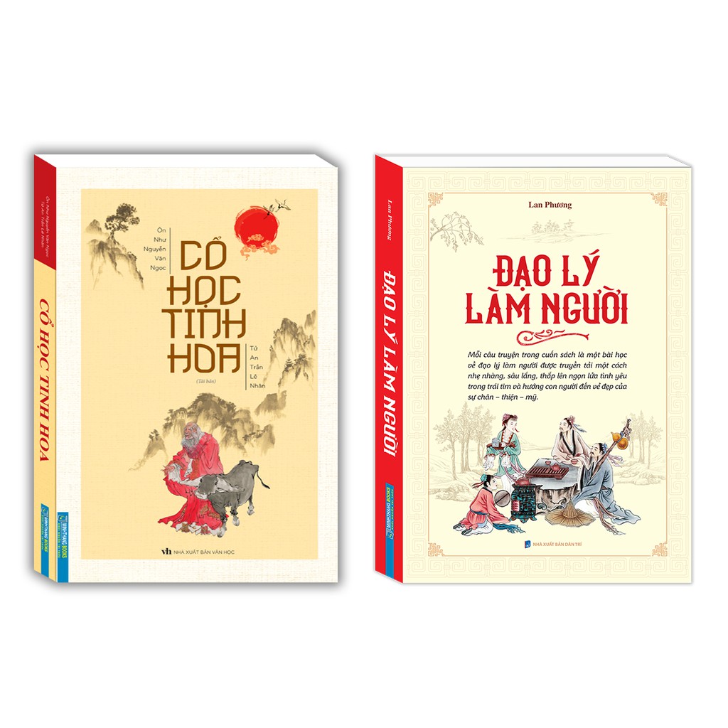 Sách - Combo Cổ học tinh hoa + Đạo lý làm người (mềm)